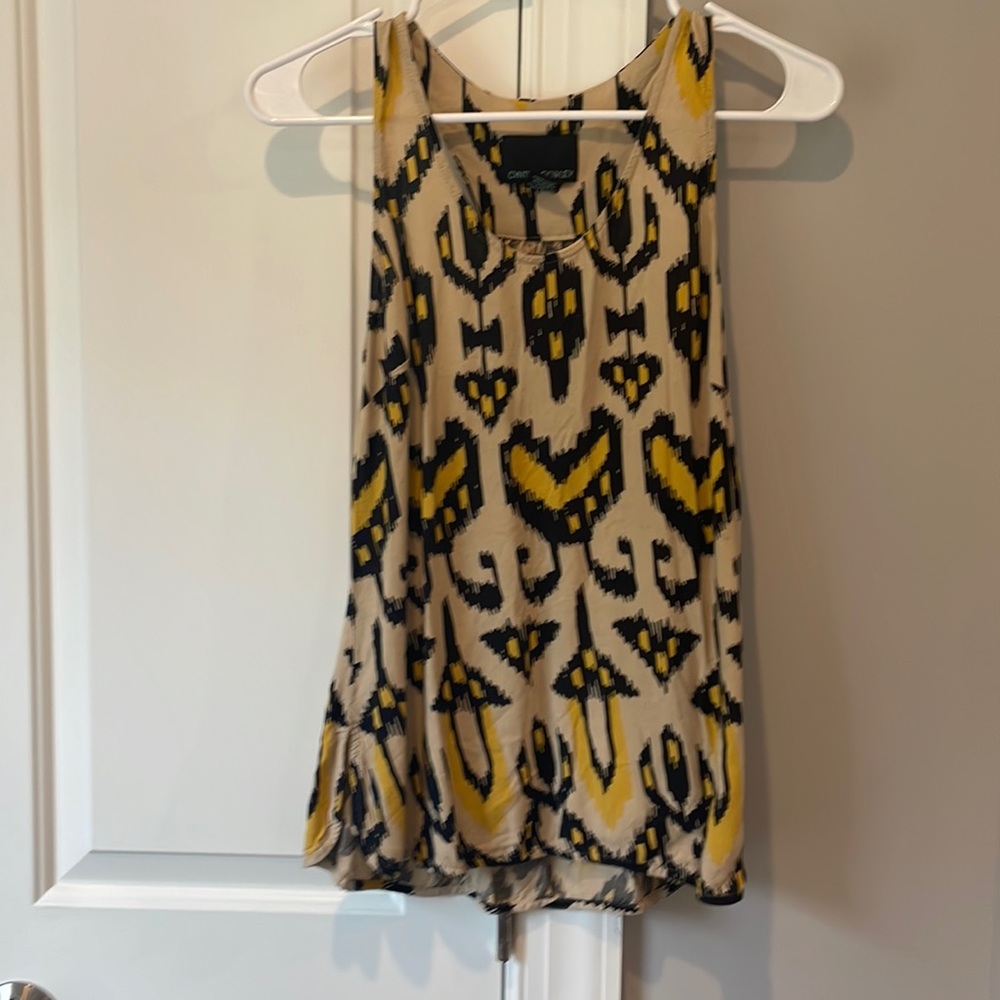 Cynthia rowley racerback blouse